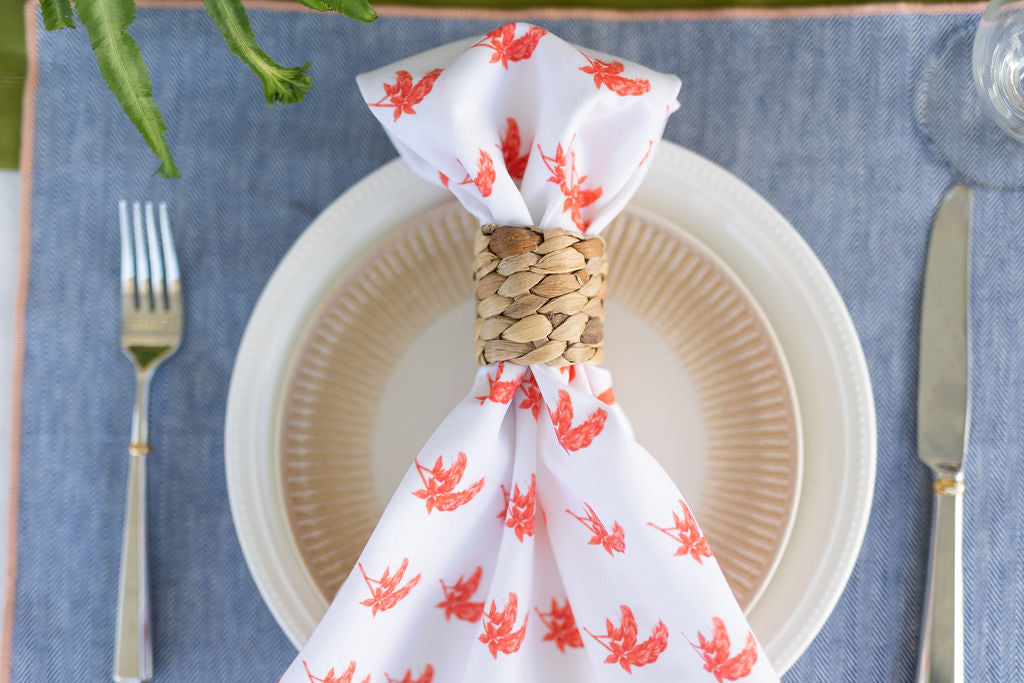 Shrimp Plant Napkins | Set of 4